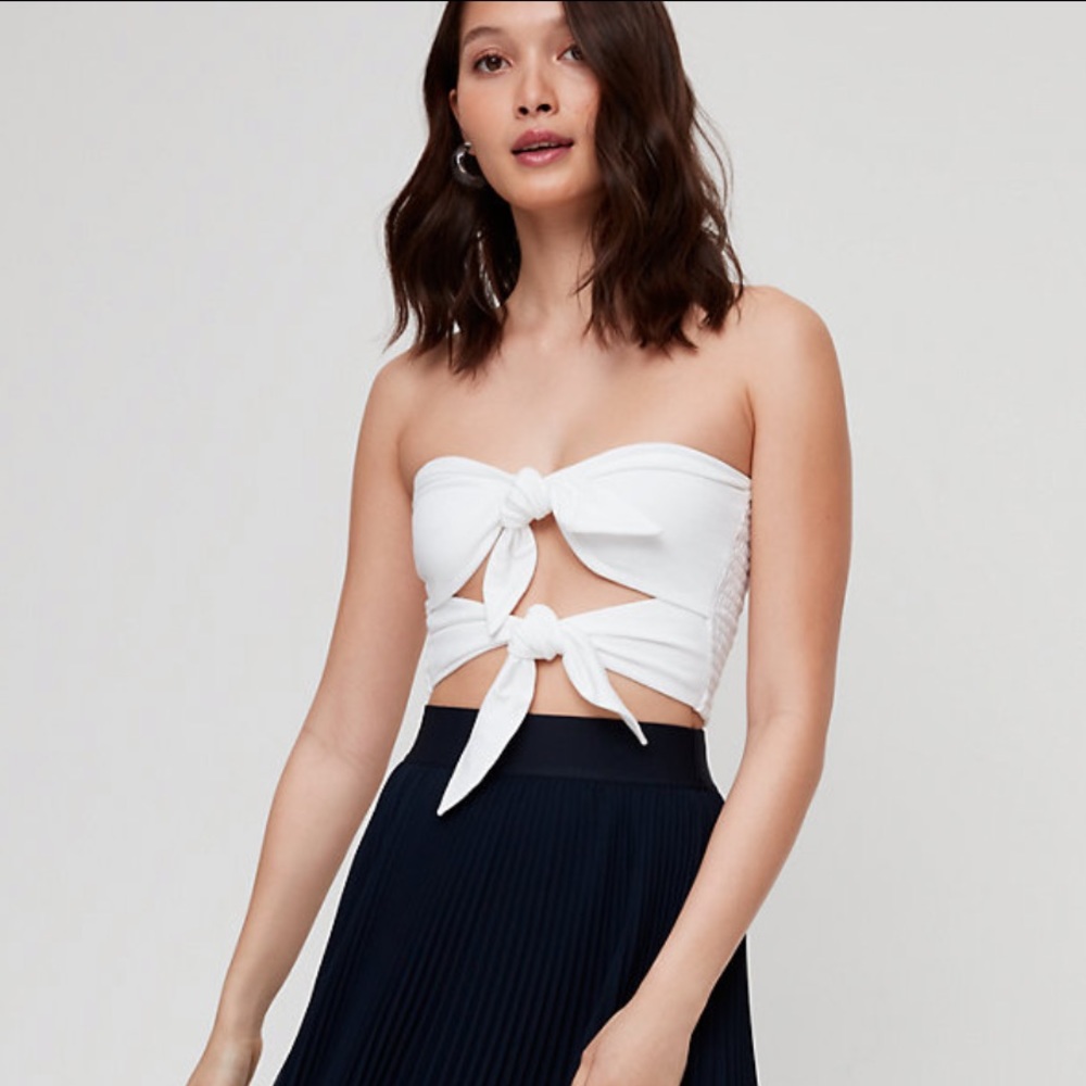 ARITZIA Wilfred Front Tie Crop